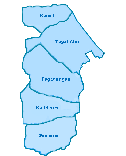Peta Kecamatan Kalideres